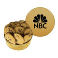 Gold King Size Cookie Tin